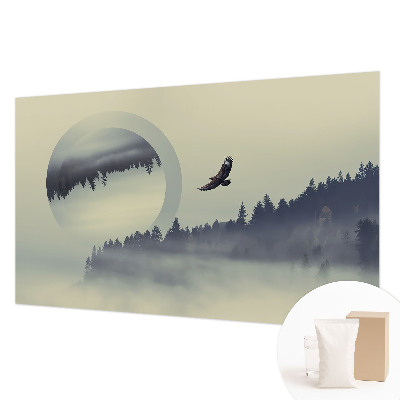 Bedruckte Vlies-Fototapete Waldlandschaft