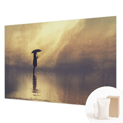 Wand-Fototapete mit einer mysteriösen Szene