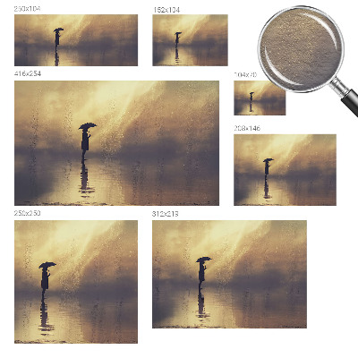 Wand-Fototapete mit einer mysteriösen Szene