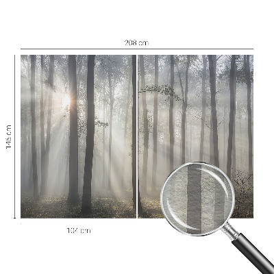 Wandtapete Ätherischer Wald