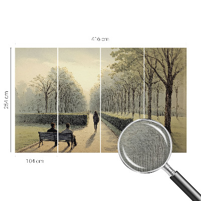 Vlies-Fototapete Parkfrieden