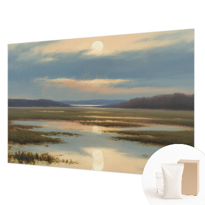 Fototapete fürs Wohnzimmer mit einer atmosphärischen Landschaft
