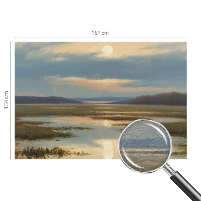 Fototapete fürs Wohnzimmer mit einer atmosphärischen Landschaft