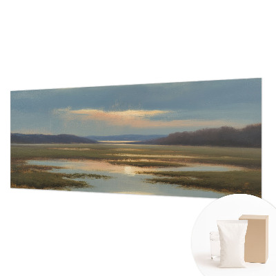 Fototapete fürs Wohnzimmer mit einer atmosphärischen Landschaft