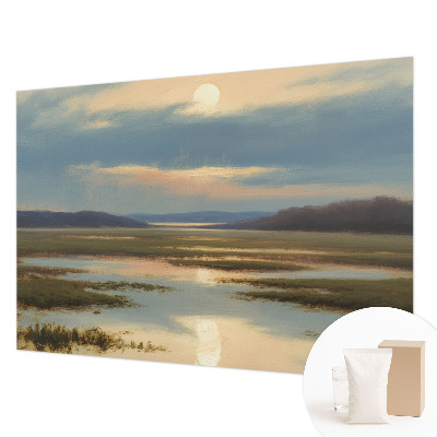 Fototapete fürs Wohnzimmer mit einer atmosphärischen Landschaft
