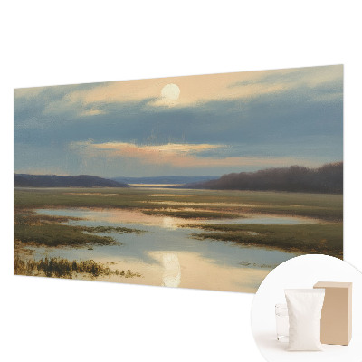 Fototapete fürs Wohnzimmer mit einer atmosphärischen Landschaft