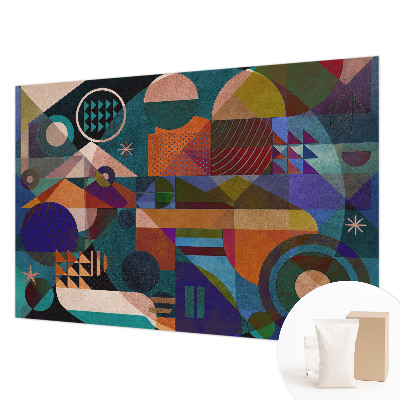 Fototapete aus Vlies mit geometrischem Kunstmotiv