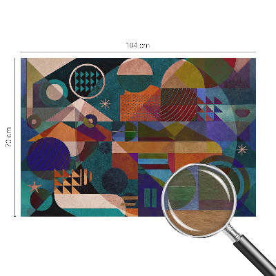 Fototapete aus Vlies mit geometrischem Kunstmotiv