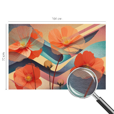 Vlies-Fototapete nach Maß Blumen der Sinne