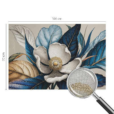 Vlies-Fototapete fürs Schlafzimmer Elegante Flora