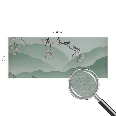 Vlies-Fototapete fürs Wohnzimmer Japanische Serenade