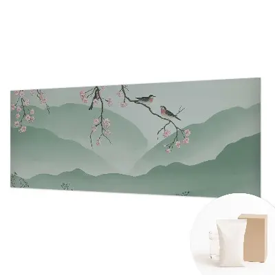 Vlies-Fototapete fürs Wohnzimmer mit dem Motiv „Japanische Serenade“