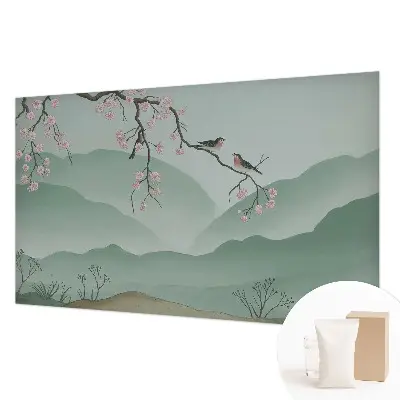 Vlies-Fototapete fürs Wohnzimmer mit dem Motiv „Japanische Serenade“