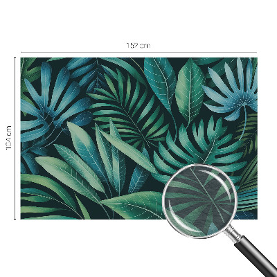 Vliestapete fürs Schlafzimmer Tropische Blätter