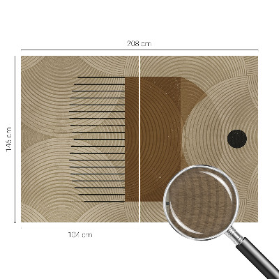 Vliestapete fürs Wohnzimmer Geometrie der Harmonie