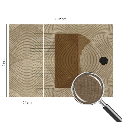 Vliestapete fürs Wohnzimmer Geometrie der Harmonie