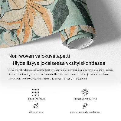Moderne Vlies-Fototapete mit Motiv eines nebelverhangenen Baums