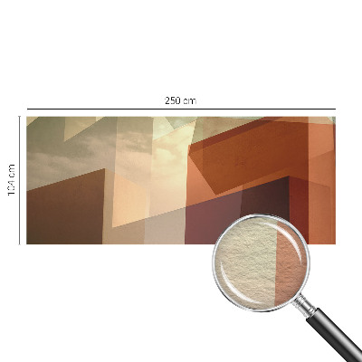 Wand-Fototapete mit abstrakten Formen