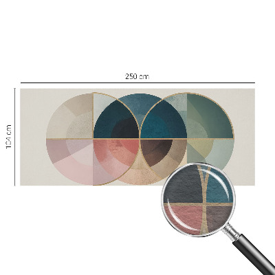 Dekorative Wand-Fototapete mit geometrischem Eleganzmotiv