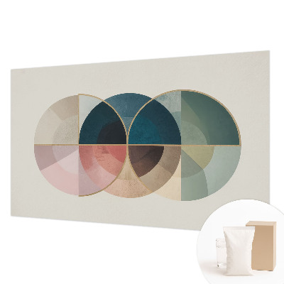 Dekorative Wand-Fototapete mit geometrischem Eleganzmotiv
