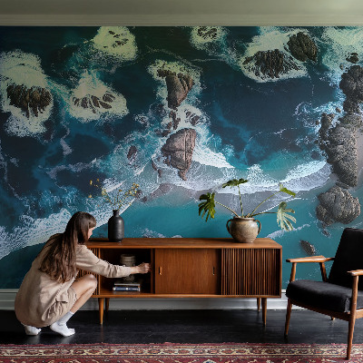 Fototapete fürs Wohnzimmer Meereswellen