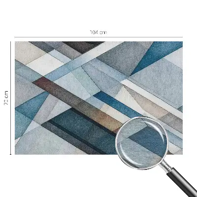 Vlies-Fototapete mit abstraktem Geometriemotiv