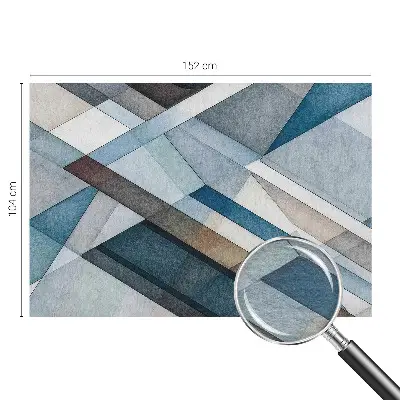 Vlies-Fototapete mit abstraktem Geometriemotiv