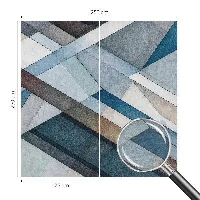Vlies-Fototapete mit abstraktem Geometriemotiv