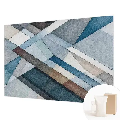 Vlies-Fototapete mit abstraktem Geometriemotiv