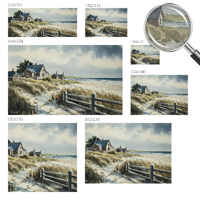 Wandtapete Stranddünen