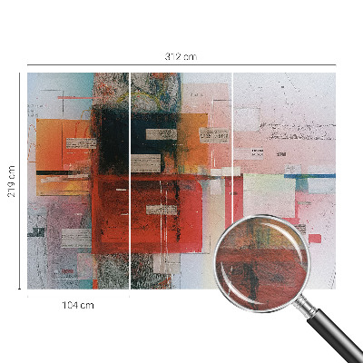 Fototapete fürs Schlafzimmer Abstrakte Komposition