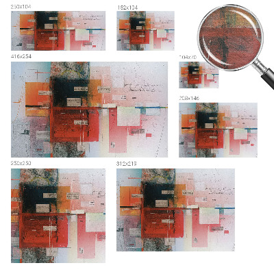 Fototapete fürs Schlafzimmer Abstrakte Komposition