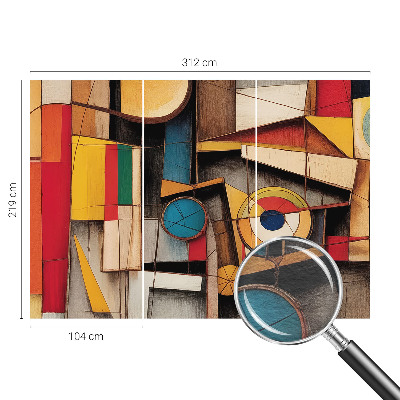 Fototapete aus Vlies mit geometrischem Muster