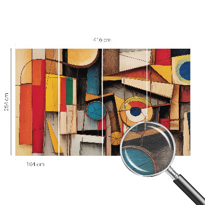 Fototapete aus Vlies mit geometrischem Muster
