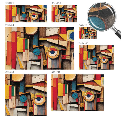 Fototapete aus Vlies mit geometrischem Muster