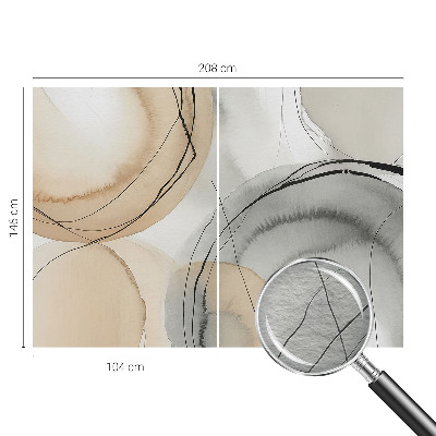Motivtapete aus Vlies Geometrische Harmonie