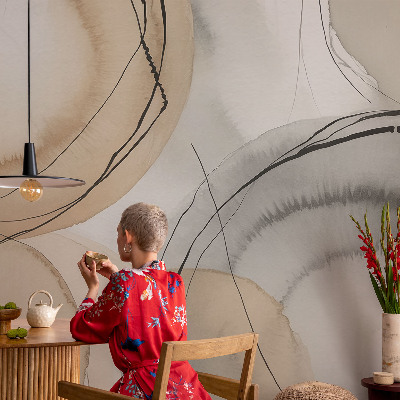 Motivtapete aus Vlies Geometrische Harmonie