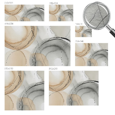 Motivtapete aus Vlies Geometrische Harmonie