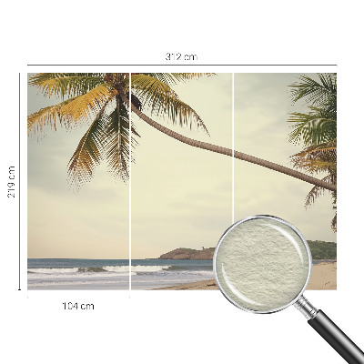 Vlies-Fototapete fürs Wohnzimmer mit einer tropischen Landschaft