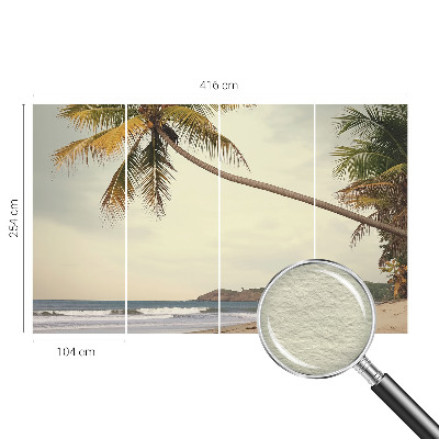 Vlies-Fototapete fürs Wohnzimmer mit einer tropischen Landschaft