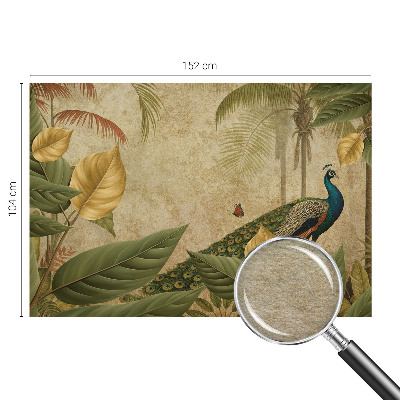 Vlies-Fototapete fürs Schlafzimmer mit Motiv eines exotischen Vogels