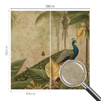 Vlies-Fototapete fürs Schlafzimmer mit Motiv eines exotischen Vogels
