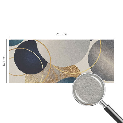 Vliestapete fürs Wohnzimmer Kreative Kreise