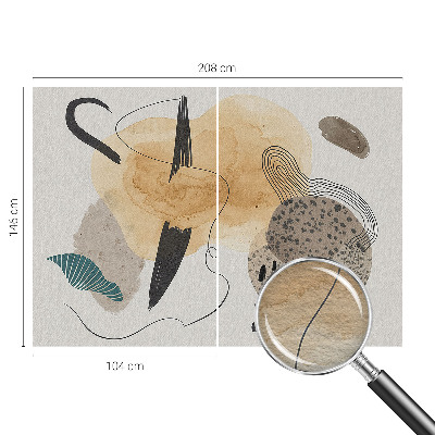 Moderne Vlies-Fototapete Abstrakte Komposition