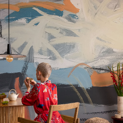 Motivtapete Farbenfrohe Abstraktion