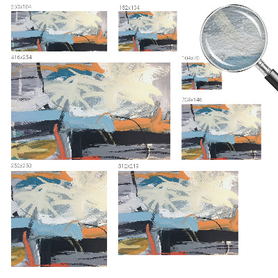 Motivtapete Farbenfrohe Abstraktion