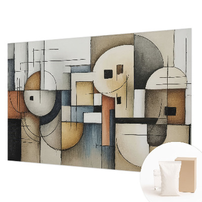 Bildtapete mit geometrischem Harmoniemuster
