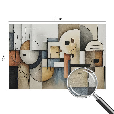 Bildtapete mit geometrischem Harmoniemuster