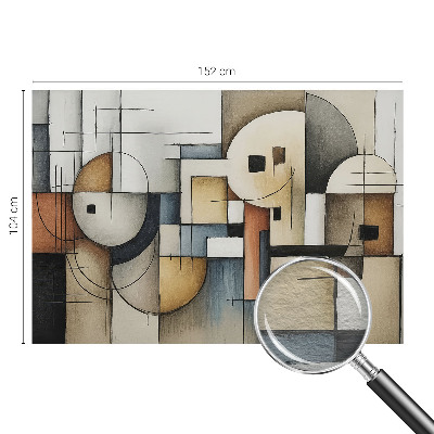 Bildtapete mit geometrischem Harmoniemuster