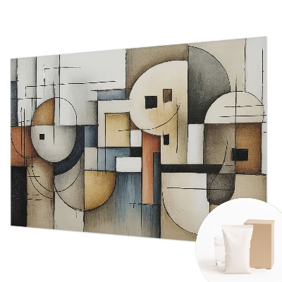Bildtapete mit geometrischem Harmoniemuster